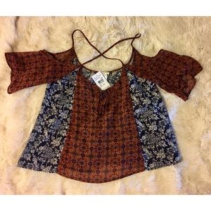 Nordstrom Cold Shoulder Blouse